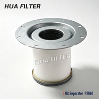 HuaFilter P2060 Ersatz-Ölabscheiderfilter 1613839700 2901056600 2901056602 OT2075 SAO59910 NS025430 für Luftkompressor
