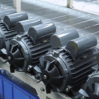 Moteur asynchrone monophasé à condensateur YCL personnalisable, type 80M1-2, 0,75 kW, 1 CV, 2800 tr/min, efficacité IE2, 50/60 Hz