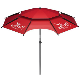 CWFU01 vente en gros 2.4m d'épaisseur Double couche pare-vent pare-soleil pêche parapluie pliant <span class=keywords><strong>carpe</strong></span> pêche abri <span class=keywords><strong>Brolly</strong></span> parapluie - Product Image 2