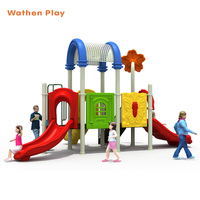 Toboggan en plastique pour enfants, prix usine 2025, pour maternelle et école, équipement de jeux extérieur en LLDPE