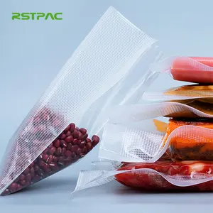 식품 양각 도트 모양 나일론 PE 진공 포장 가방을위한 식품 학년 멀티 사이즈 진공 가방
