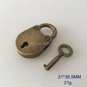 小型ベア南京錠ラウンドキーロックレトロメタル - Product Image 4