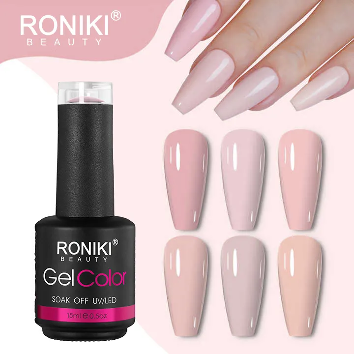 RONIKI-Ensemble de Vernis à Ongles en Gel Semi Permanent, Gel UV Led, Soak-Off, Kit de Design d'Art, 3000 Couleurs