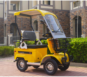 2024 새로운 전기 자전거 스쿠터 4 바퀴 650W 60V 20Ah 32 Ah장거리 성인용 전기 골프 카트 - Product Image 5