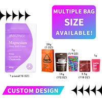 Sachet Doypack refermable en papier kraft brun biodégradable de qualité alimentaire avec bec verseur, 50ml, 250ml, 500ml, pour chewing-gum