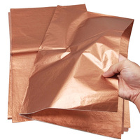 Großhandel individuelles Logo bedrucktes Papiertuch für Kleidung Rose goldene Farbe Logo Geschenk Seidenpapier-Verpackungspapier für Blumenschuhe