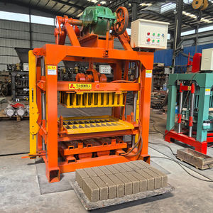 Machine à mouler des blocs creux et des briques de pavage QTJ4-40A, facile à utiliser, petite machine électrique de fabrication de briques en ciment - Product Image 1