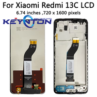 Für Redmi 13C LCD-Display-Bildschirm mit Touch-Digitizer und Rahmenmontage