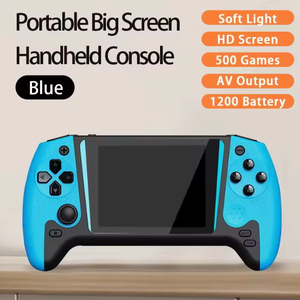 เครื่องเล่นเกมพกพาใหม่ Q21 2026 ซีพียูควอดคอร์ 500 เกมส์ หน้าจอความละเอียดสูงขนาดใหญ่ รองรับ Wi-Fi คอนโทรลเลอร์คู่ ขนาด 3.5 นิ้ว - Product Image 1