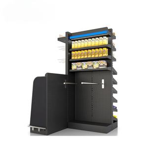 रिटेल स्टोर मर्केंडाइजिंग के लिए संयोजन अलमारियों और हुक कोने प्रबंधन प्रणाली के साथ कैशियर स्टेशन आयोजक शेल्फ - Product Image 4