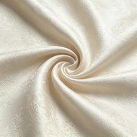 Tissu Jacquard Brocart Teint 100% Polyester Texturé Élégant Anti-Plis Largeur 98 pouces Poids Moyen pour Rideaux et Draperies de Fenêtre