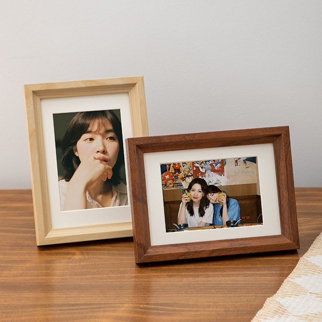 Customized Eco-Friendly Large Minimalist Wooden Handmade Photo Frame