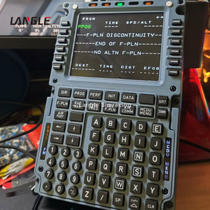 Simulateur de vol de jeu en aluminium MCDU 2nd génération en alliage d'aluminium Machine de jeu virtuelle <span class=keywords><strong>Avion</strong></span> Cockpit Simulateur de vol - Product Image 3