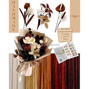 Kit de 350 Limpiapipas Estilo Maillard para Flores con Hilos Esponjosos, Cintas de Jardinería, <span class=keywords><strong>Estambres</strong></span> y Tallos de Chenilla - Product Image 3