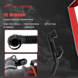 Manguera de Respiración del Cárter del Motor 03H103202A para Audi Q7 2007-2010, VW Passat <span class=keywords><strong>Touareg</strong></span> 2006-2008 3.6L 03H 103 <span class=keywords><strong>202</strong></span> a - Product Image 4