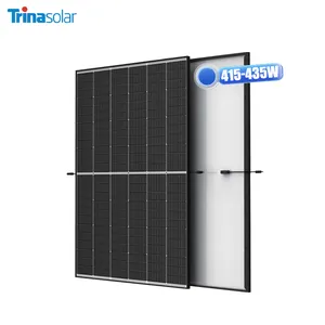 Trina Zonnepaneel Volledig Zwart Vertex S TSM-440NEG9R.28 430W 440W Zonnepaneel Geheel Zwart Dubbel Glas Perc Zonnepanelen