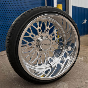 Rines Forjados XINLAI Personalizados 24x12 26x10 28x14 con Tapas Centrales Flotantes 8x170 8x180 8x6.5 para Camionetas Ford F250 - Product Image 3