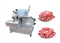 Machine à trancher la viande automatique à double moteur, haute efficacité, économie de main-d'œuvre, qualité commerciale