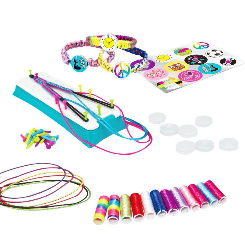 Kit Para Hacer Pulseras De Amistad - DIY Para Niñas De 8 A 12 Años, Incluye Cuentas, Cordones Y Manual, Regalo Creativo