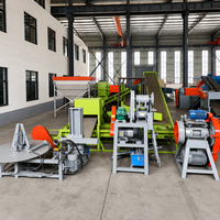 Usine de recyclage de pneus à petite échelle pour le traitement des pneus usagés avec broyeur compact, granulateur, production de poudre de caoutchouc et contrôle PLC
