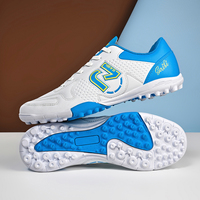 Chaussures de football unisexes pour enfants de haute qualité, basses, personnalisables, en PU, pour l'entraînement printanier, vente en gros directe usine