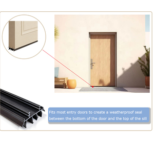 Joint <span class=keywords><strong>de</strong></span> <span class=keywords><strong>porte</strong></span> moderne en PVC, isolation <span class=keywords><strong>thermique</strong></span> et acoustique, installation facile, étanchéité inférieure <span class=keywords><strong>de</strong></span> <span class=keywords><strong>porte</strong></span> - Product Image 4