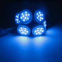 Usine En Gros 45mm Led Pixel Lumière DC12V DC24V Amusement Grande Roue Turbo Cabochon Led Point Lumière RVB Couleur