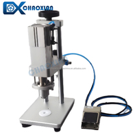 Vente en gros 47mm de diamètre Petit stockage Bouteilles en verre transparent Bocaux Échantillon Machine à sceller les flacons de table