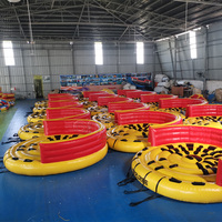 Lake Sea Water Games aufblasbare verrückte UFO Wassersport schwimmende Sofa UFO verrückte aufblasbare Röhre