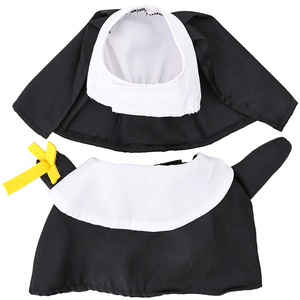 Hochwertige Polyester-Hunde mäntel Custom ized Classic Animal 'Nun' Design für Winter Frühling Halloween Haustier Dekorationen-Großhandel - Product Image 6