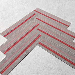 Commercial Modern Eco-Friendly <b>Puzzle</b> Pattern Anti-static Rectangle Polypropylene Carpet Tile 25x100cm - Product Image 6