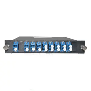 CWDM DWDM Mux/demux serat ganda 1470nm ~ 1610nm G657.A1 LC/UPC LGX modul WDM Mux Demux