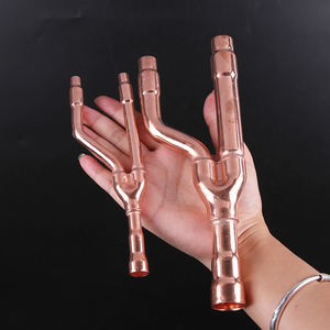 Raccords de tuyauterie en cuivre pour climatisation centrale à haute efficacité 22T33T72T73T, déviateurs de réfrigérant, pièces d'échange de chaleur énergétique - Product Image 1