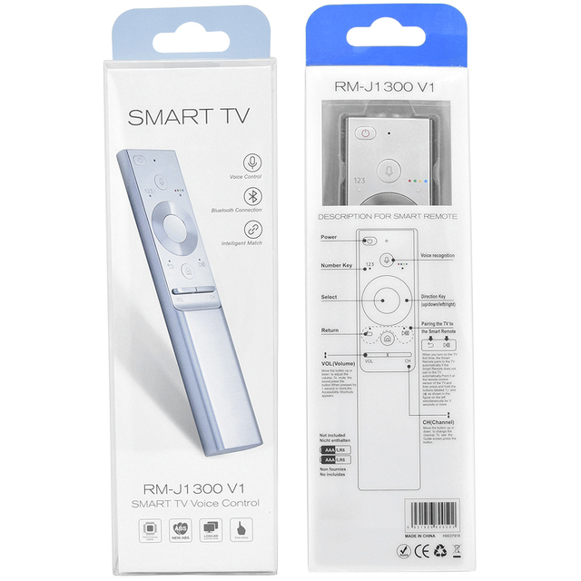 Samsung Smart QLED QLED UHD 4K 3D TV Q7 Q8 Q9FN Remote Control Model RM-J1300 V1 New IR BN59-01270A BN59-01300J BN59-01274A