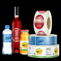Étiquette de bouteille cosmétique imprimée personnalisée de haute qualité estampage en or adhésif thermofusible simple face pour rouleau d'autocollant de produit de maquillage