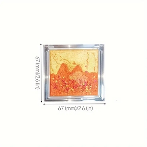 Paleta de sombras de ojos de un solo color <span class=keywords><strong>UMF</strong></span> personalizada, polvo duradero resistente al agua de fábrica de cosméticos OEM acabado mate natural de lujo - Product Image 4