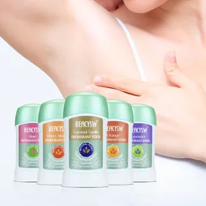 Label pribadi perawatan kulit pewangi alami organik Pria Wanita antikeringat ketiak padat stik deodoran