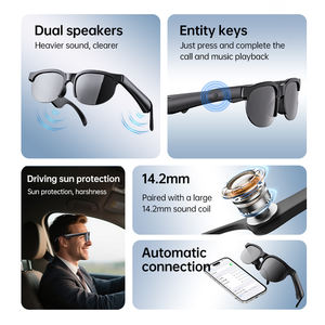 <span class=keywords><strong>Gafas</strong></span> <span class=keywords><strong>de</strong></span> Sol Inteligentes con Música Inalámbrica, Protección UV <span class=keywords><strong>de</strong></span> Alta Definición, para Deportes al Aire Libre, Correr, Ciclismo, con Traductor IA - Product Image 3