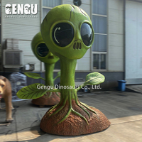 Halloween Prop Alien Simulation Model-Figurine effrayante et réaliste pour la décoration de fête