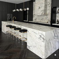 Superbe table de lavabo en marbre rose, table basse, dalle de pierre naturelle, table de cuisine, table de salle à manger, meuble-lavabo de salle de bain