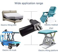 Actionneur électrique intelligent 12V/24V de haute qualité pour la maison, compact, silencieux et haute performance, adapté aux lits électriques et aux fauteuils de massage