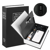 Coffre-fort de détournement avec serrure à combinaison, boîte secrète en métal cachée, boîte de collecte d'argent cachée