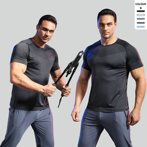 OEM Customized Nylon Spandex Lightweight Skinny Fit Summer Breathable Eco-Friendly Anti-Bacterial Workout Training Compression - Product Image 2