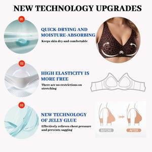 <span class=keywords><strong>Reggiseno</strong></span> da donna <span class=keywords><strong>senza</strong></span> <span class=keywords><strong>ferretto</strong></span>, a copertura totale, con schiena a U, <span class=keywords><strong>push</strong></span>-<span class=keywords><strong>up</strong></span>, in rete a V, confortevole, sostegno a maglietta, <span class=keywords><strong>senza</strong></span> cuciture, per tutti i giorni - Product Image 5