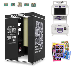 Cámara dual Photobooth Passport Shell Dslr Ipad Photo Booth Máquina Comercial Negocios Fotografía <span class=keywords><strong>Alquiler</strong></span> - Product Image 1