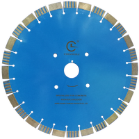 Lames de scie circulaires diamantées Changli Industrial Nitride 400 mm (16 pouces) à rainure pour découpe humide du béton, qualité professionnelle OEM