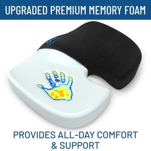 Coussins de siège en mousse à mémoire de forme ergonomiques pour chaises de bureau, soutien du coccyx, de la sciatique et du dos, coussin de chaise de bureau et coussin de siège de voiture - Product Image 3