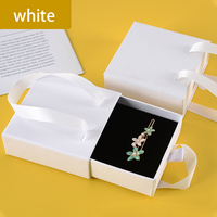 Boîte de rangement en carton personnalisée avec logo pour bijoux, colliers, boucles d'oreilles, bracelets et bagues – Vente en gros