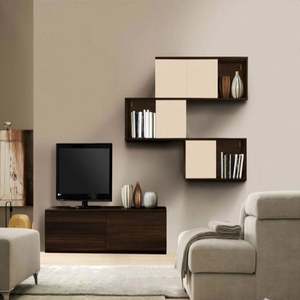 Ensembles de meubles de salon, meubles classiques en bois pour la maison, support mural moderne simple pour téléviseur - Product Image 2