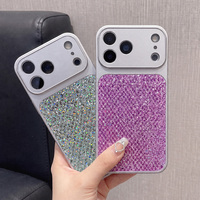 Coque de protection antichoc intégrale en gros avec paillettes brillantes pour iPhone 18 17 16 15 Pro Max